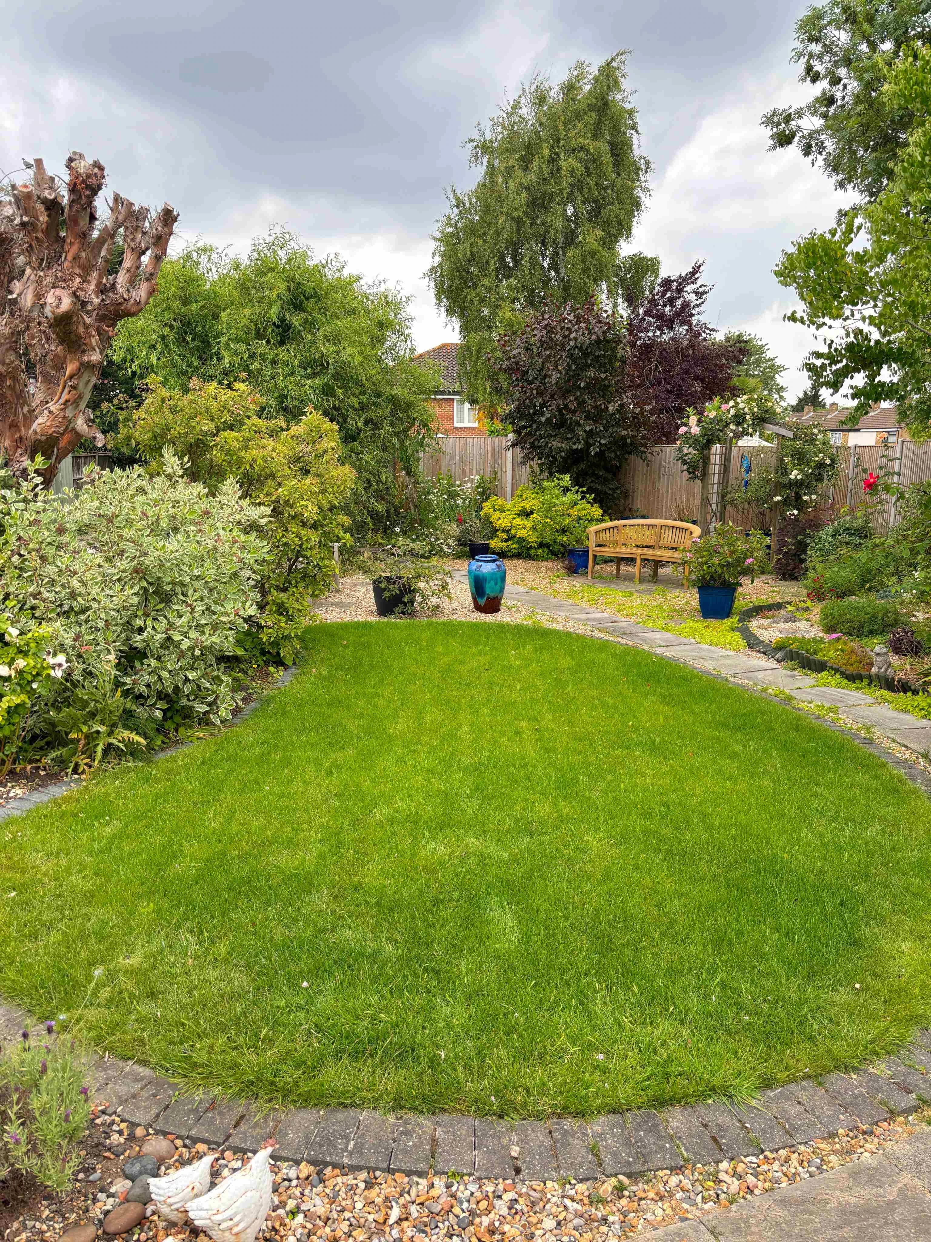 Lush, green lawn near Enfield